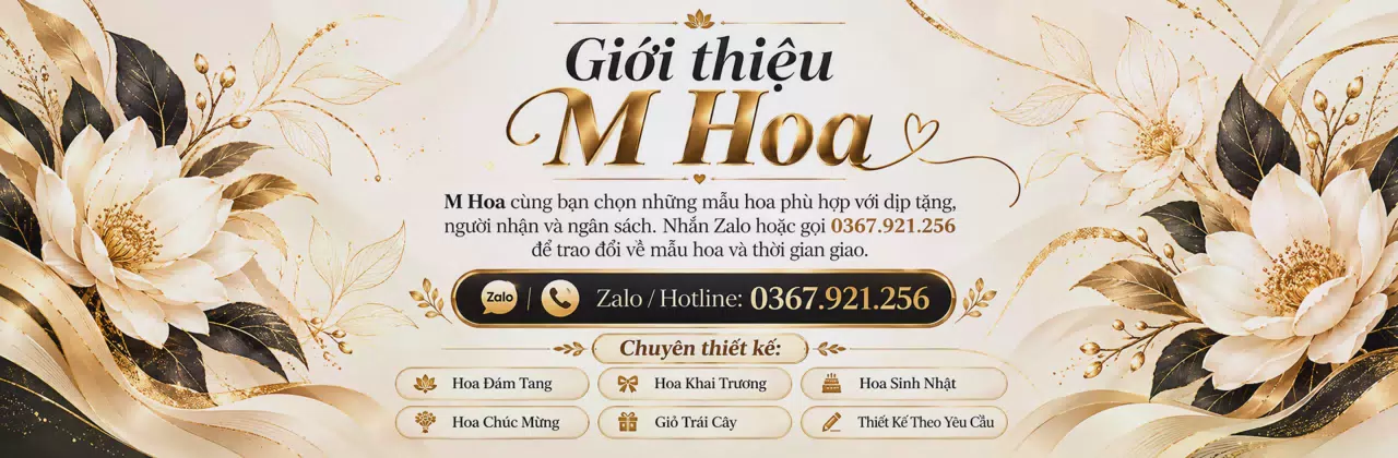 Ảnh bìa Shop hoa tươi Xã Mộc Hoá Tây Ninh - Tư vấn mẫu hoa hợp ngân sách